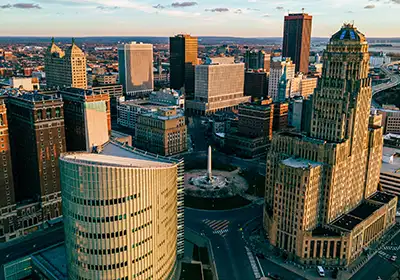Buffalo skyline