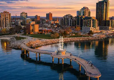 Burlington skyline