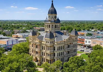 Denton skyline