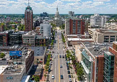Lansing skyline