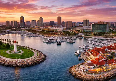 Long Beach skyline