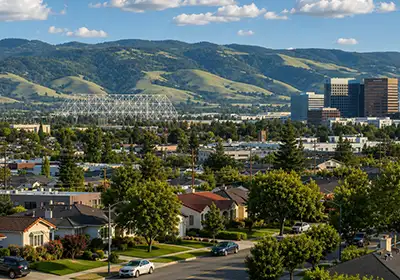 Mountain View skyline