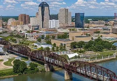 Shreveport skyline
