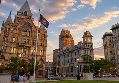 Syracuse skyline