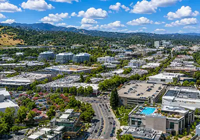 Walnut Creek skyline